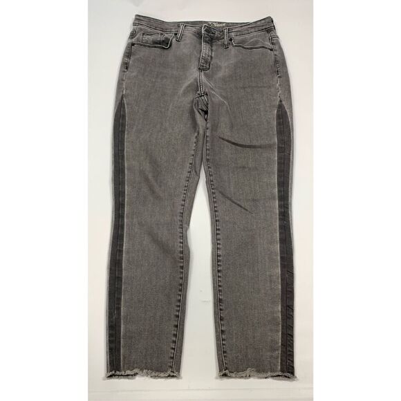 Universal Thread Women's 5 Pocket High Rise Skinny Crop Jeans Gray Size 10/30R - Picture 1 of 9